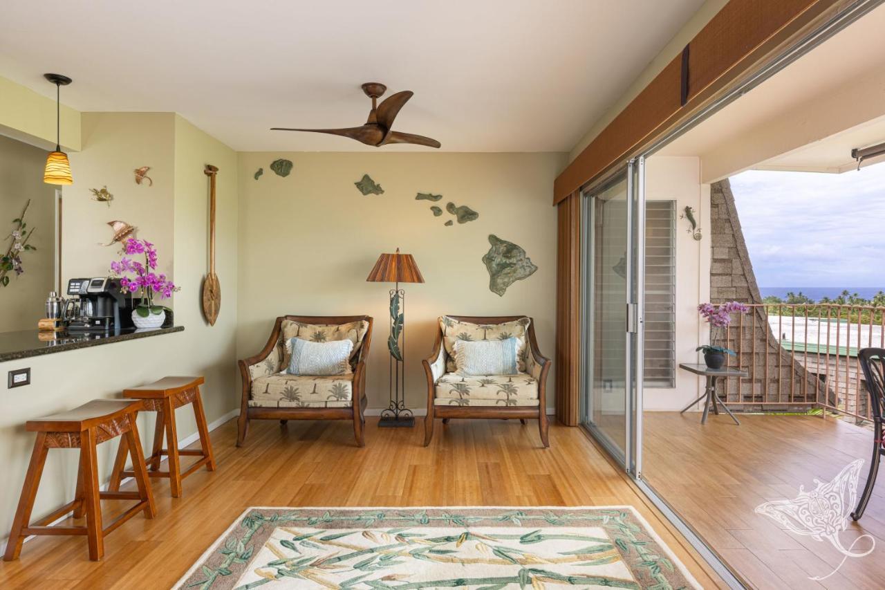 Hale Hahalua - Serenity And Ocean Views In Kailua-Kona At Keauhou Akahi Above Keauhou Bay Ngoại thất bức ảnh